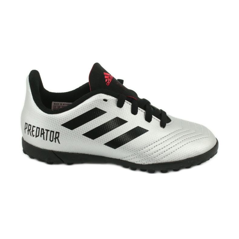 Ghete de fotbal Adidas Predator 19.4 Tf Jr G25825 argint