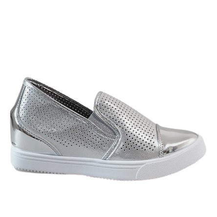 Adidași cu pană argintie DD439-2 gri