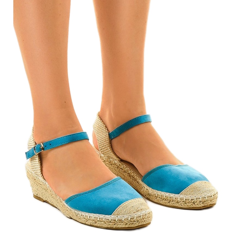 Espadrile albastre 3M85-23 albastru