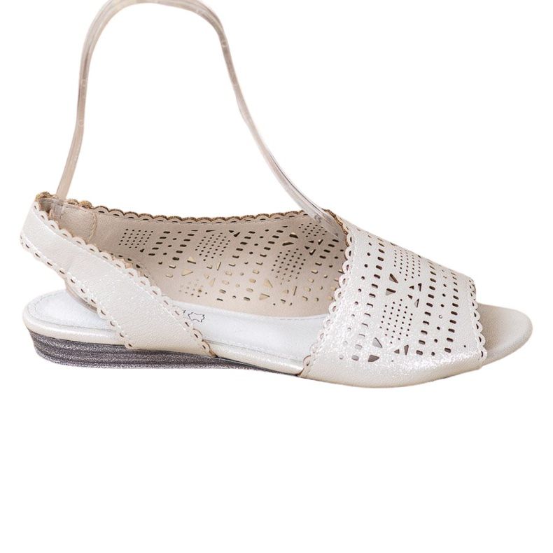 Goodin Sandale argintii strălucitoare gri Goodin Sandale argintii strălucitoare gri