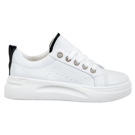 SHELOVET Adidași la modă pe platformă alb