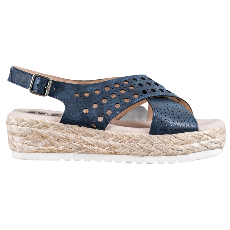 SHELOVET Sandale espadrile albastru