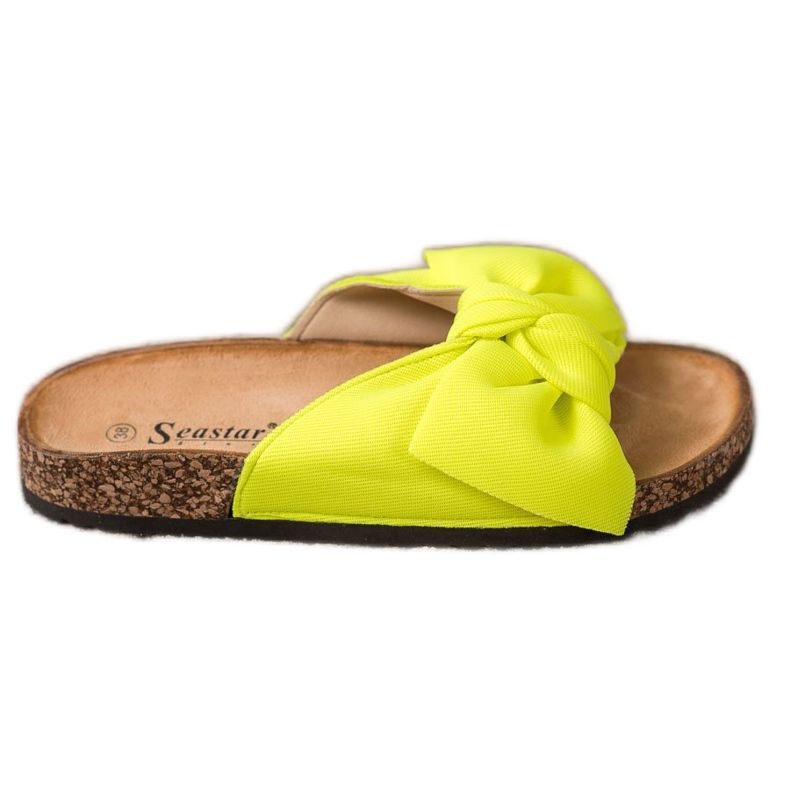 Seastar Papuci Neon Cu Arc galben Seastar Papuci Neon Cu Arc galben