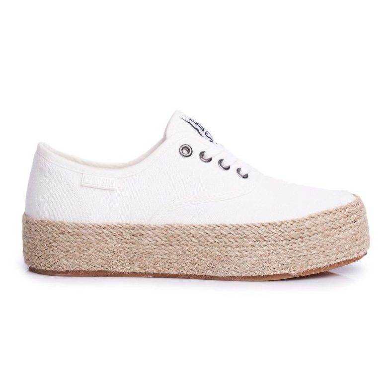 Espadrile pentru femei Big Star White FF274143 alb Espadrile pentru femei Big Star White FF274143 alb
