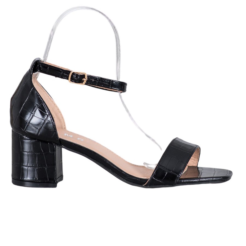 SHELOVET Sandale casual pe un bar negru