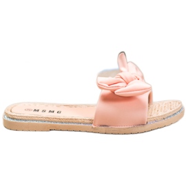 SHELOVET Papuci eleganți roz deschis SHELOVET Papuci eleganți roz deschis