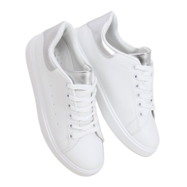 Adidași de damă albi LA85P Silver Adidași de damă albi LA85P Silver
