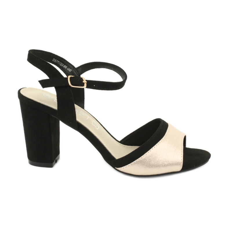 Filippo DS777/20 Sandale pentru femei pe postul negru/auriu