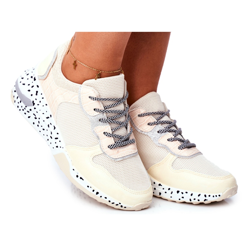 Încălțăminte sport femei Hidden Wedge Beige Pinky bej Încălțăminte sport femei Hidden Wedge Beige Pinky bej