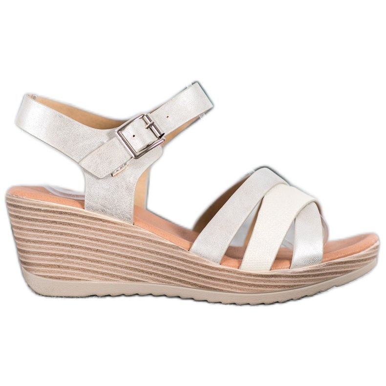 Sea Elves Sandale ușoare din piele ecologică de aur