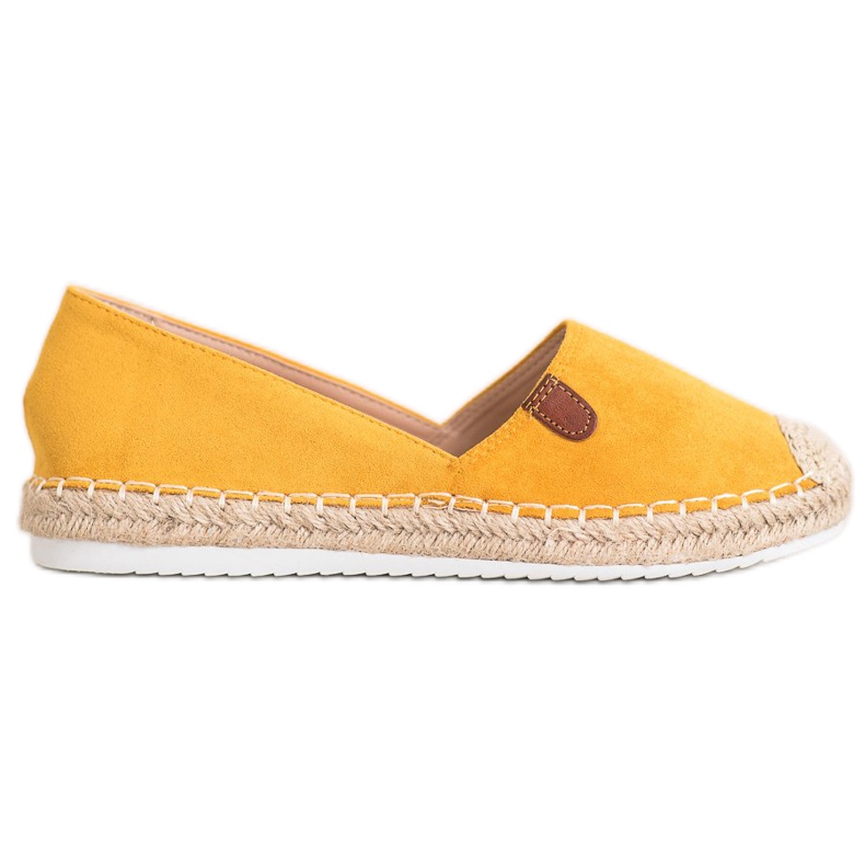 SHELOVET Espadrile clasice galben