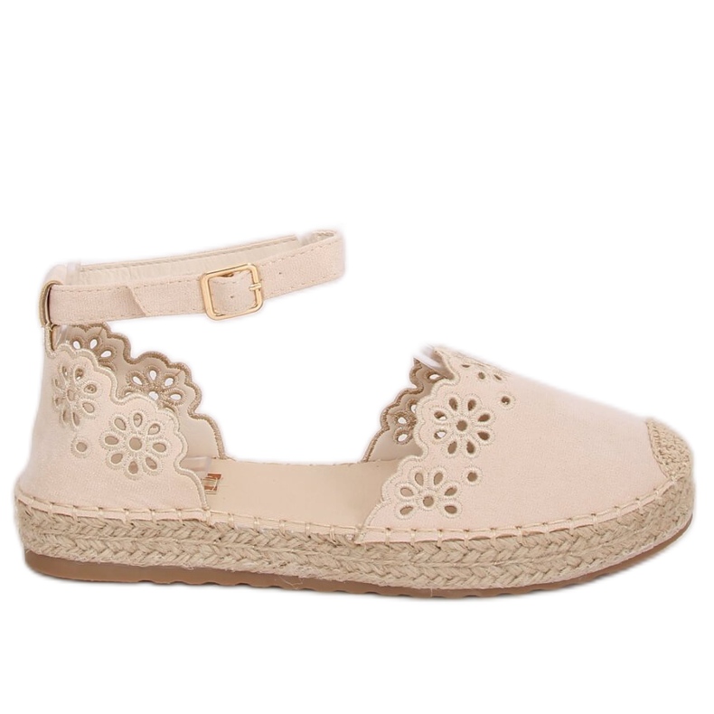 Espadrile deschise bej JH119 Bej