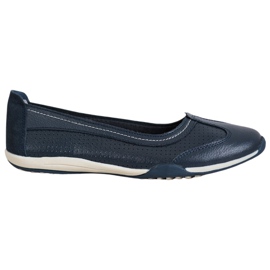 M.Daszyński Balerină din piele sportivă albastru