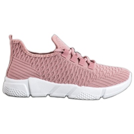 SUPER COOL Adidași din material textil roz SUPER COOL Adidași din material textil roz