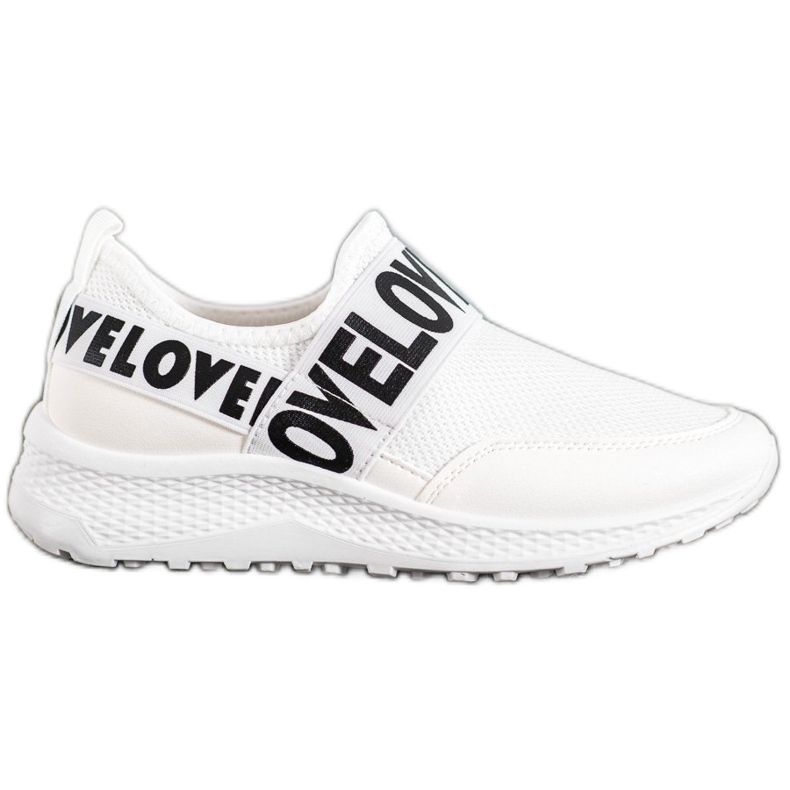 Weide White Slipony Love alb