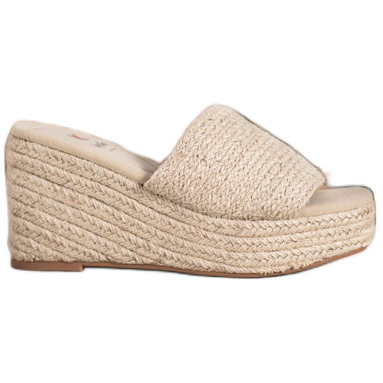 Kylie Papuci pană la modă maro