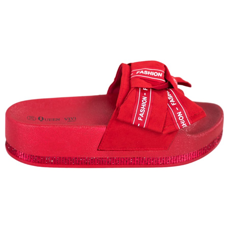 Queen Vivi Papuci Red Fashion roșu Queen Vivi Papuci Red Fashion roșu