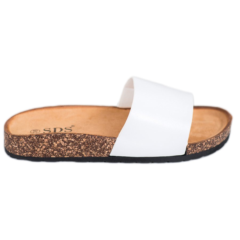 SDS Papuci clasici alb