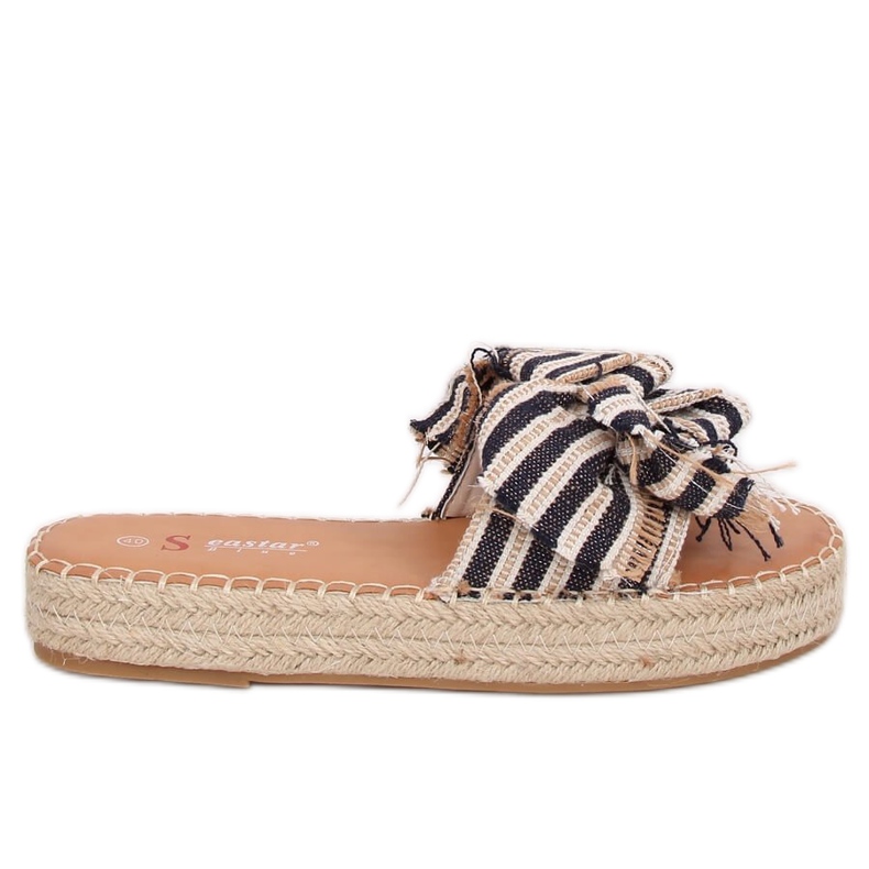 JH81P papuci espadrile marine alb negru JH81P papuci espadrile marine alb negru