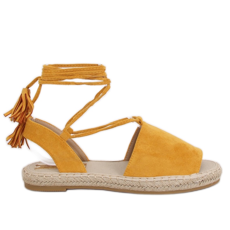 BB25 Espadrile miere galbene pentru femei BB25 Espadrile miere galbene pentru femei