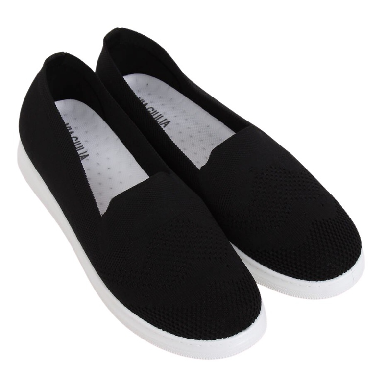 Adidași negri pentru femei negri ZK069 Nero negru