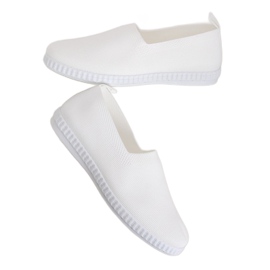 Adidași de damă albi ZK118 Bianco Adidași de damă albi ZK118 Bianco
