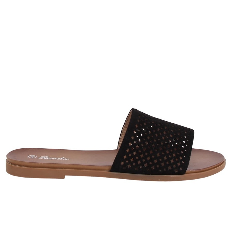 Papuci ajurati negri 620-63 Negru