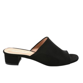 Papuci negri cu toc înalt 77-91 negru