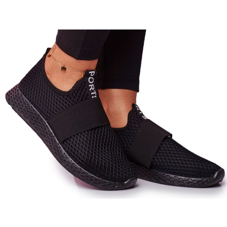 SEA Încălțăminte ușoară sport pentru femei, negru La Fiesta