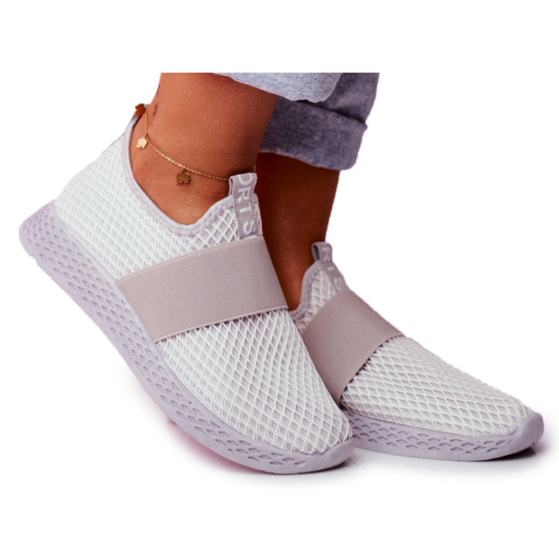 SEA Slip-on sport pentru femei gri deschis La Fiesta