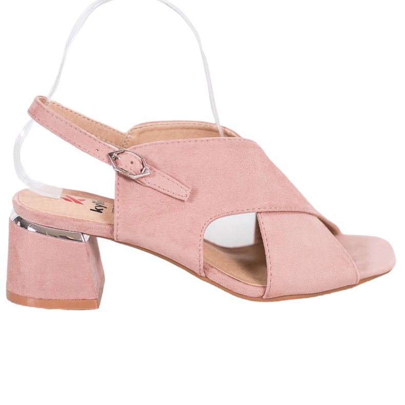 Kylie Sandale cu pudră elegante bej