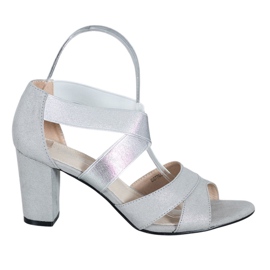 Filippo Sandale slip-on argintii gri