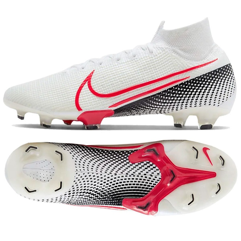 Pantofi de fotbal Nike Mercurial Superfly 7 Elite Fg M AQ4174 160 alb alb Pantofi de fotbal Nike Mercurial Superfly 7 Elite Fg M AQ4174 160 alb alb