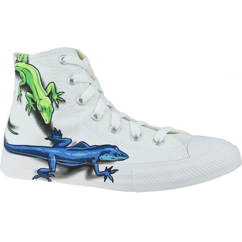 Converse Lizards Chuck Taylor All Star High Kids 667943C alb gri Converse Lizards Chuck Taylor All Star High Kids 667943C alb gri