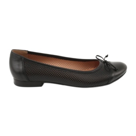 Balerini negri cu arc liber Angello 761 negru Balerini negri cu arc liber Angello 761 negru