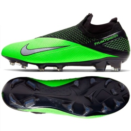 Pantofi de fotbal Nike Phantom Vsn 2 Elite Df Fg M CD4161 036 verde multicolor