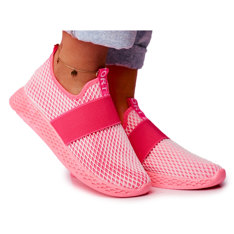 PS1 Încălțăminte sport pentru femei Slip-on Light Neon Pink La Fiesta roz PS1 Încălțăminte sport pentru femei Slip-on Light Neon Pink La Fiesta roz