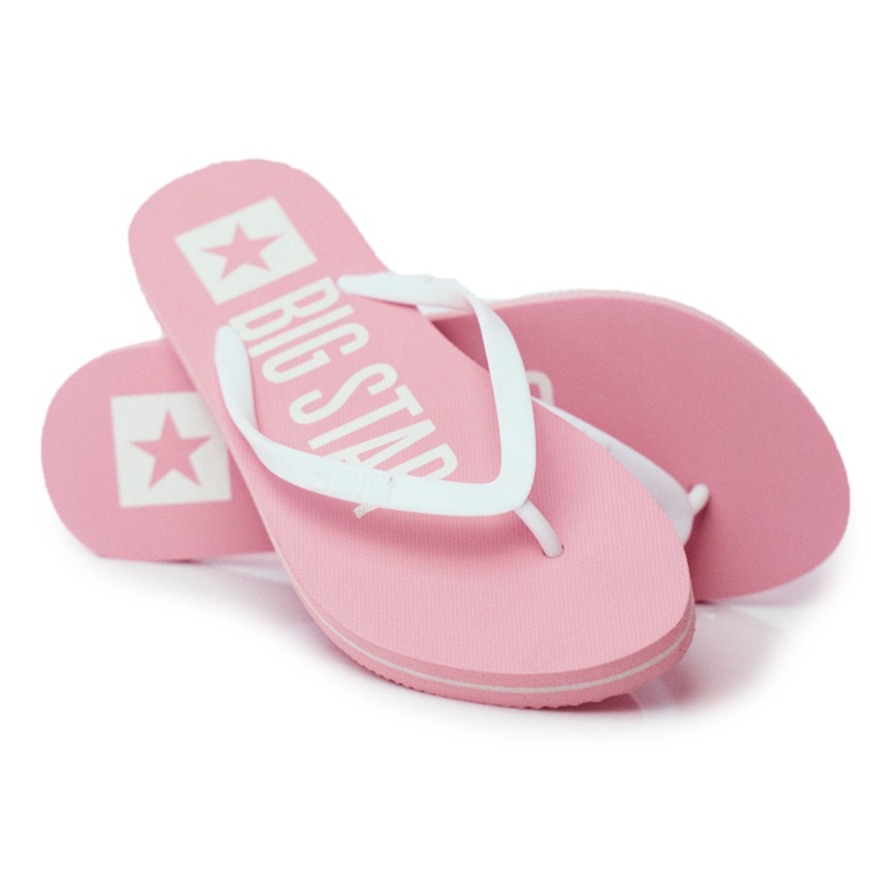 Papuci de damă Flip-flops Big Star Pink FF274A319 roz