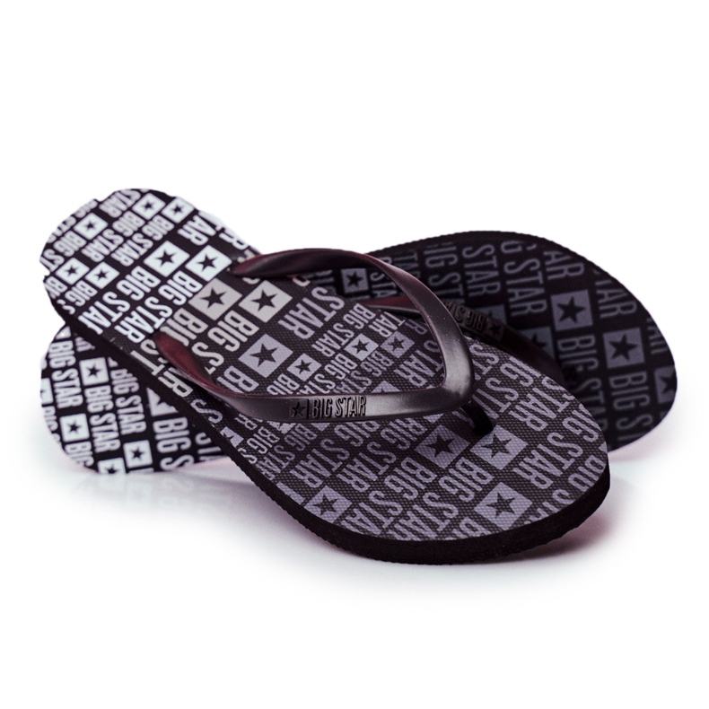 Papuci de damă Flip-flops Big Star Black FF274A303 negru