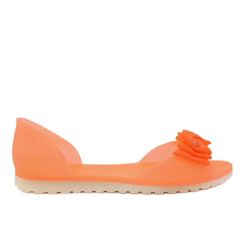 Sandale portocalii Meliski cu funda DT1-16 portocale