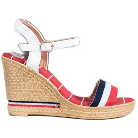 Yes Mile Sandale cu dungi colorate multicolor Yes Mile Sandale cu dungi colorate multicolor