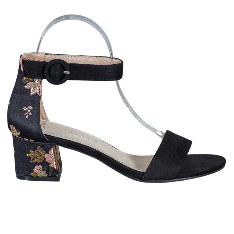 Filippo Sandale Cu Model Floral negru