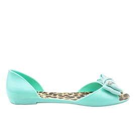 Sandale albastre cu imprimeu leopard KM01-8 albastru