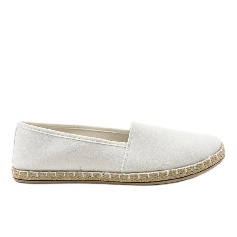 Espadrile slip-on argintii D1K-19 gri