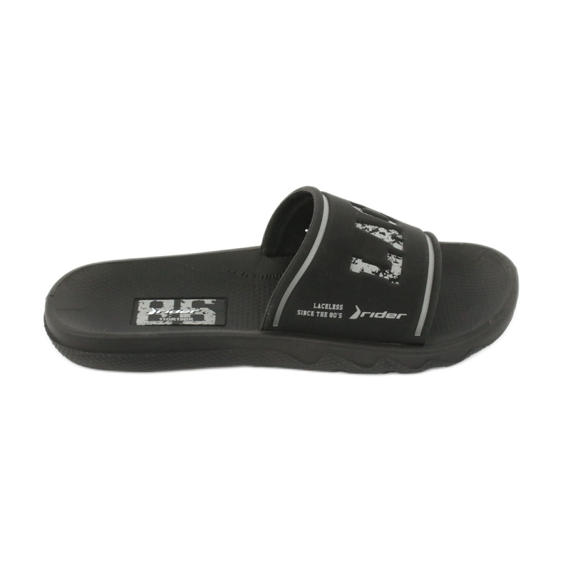 Rider Montreal Kids 82738 Băieți de agrement Flip Flops negru