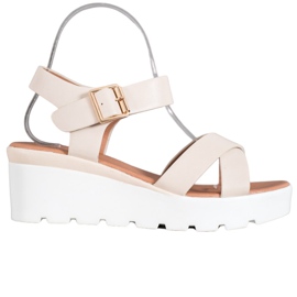 Weide Sandale la modă maro Weide Sandale la modă maro