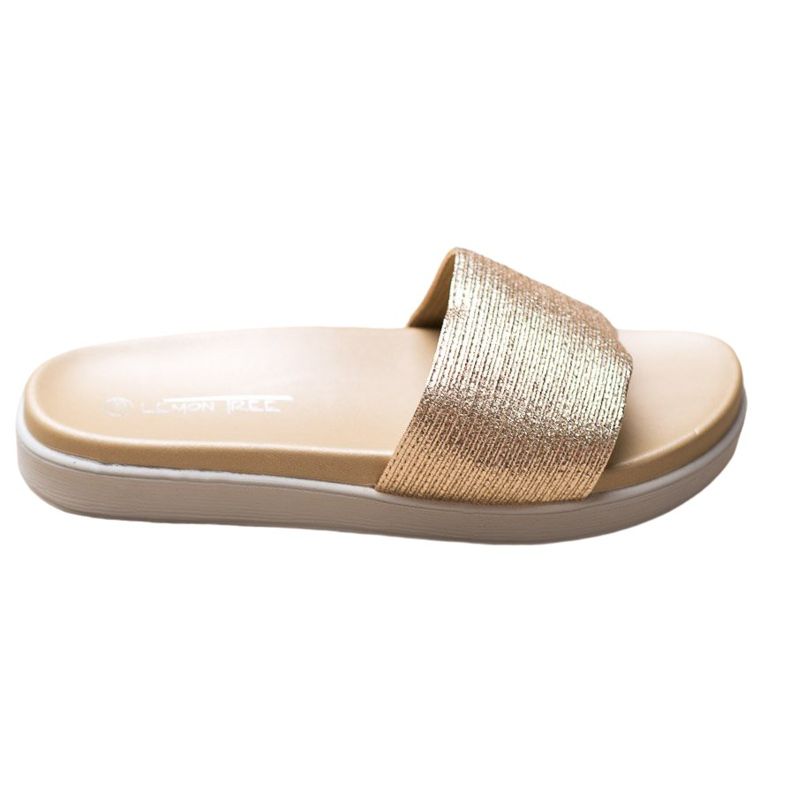 SHELOVET Papuci clasici de aur