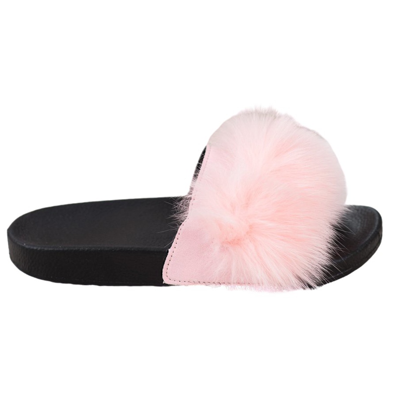 Seastar Papuci Cu Blana roz