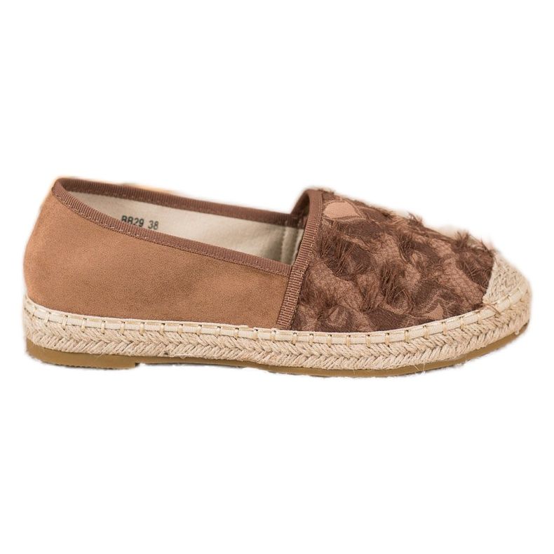 Seastar Espadrile din piele intoarsa maro Seastar Espadrile din piele intoarsa maro