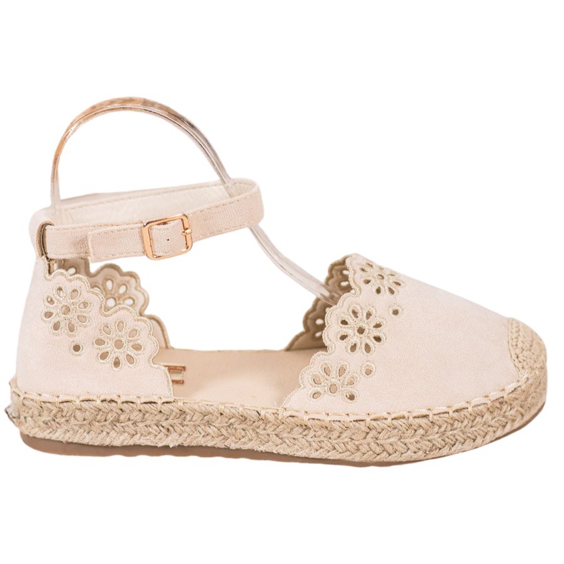 Seastar Espadrile cu model ajurat maro Seastar Espadrile cu model ajurat maro